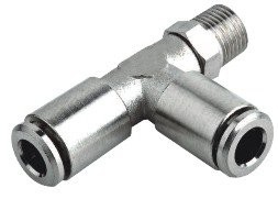 Pd Branch Tee Εφαρμογή Push In Σύνδεσμος Μεταλλικά εξαρτήματα